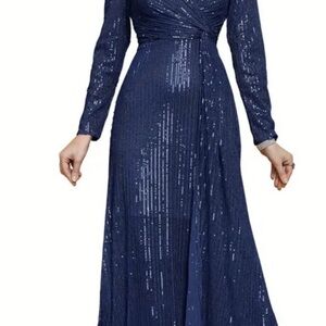 NEW Long Sleeve Sequin Dress